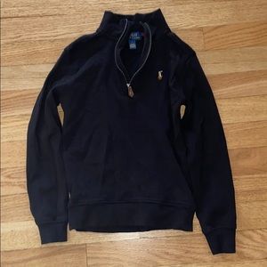 Polo half zip sweater